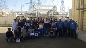 Students of the Department of Electrical Engineering Visit Al-Mashaer Station in Mecca Controlled by the Saudi Electricity Company